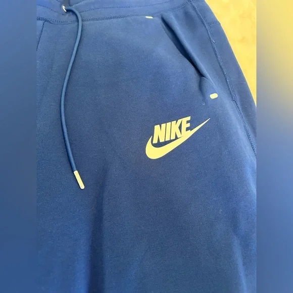 Nike Blue Tech Fleece Joggers - Picture 2 of 4